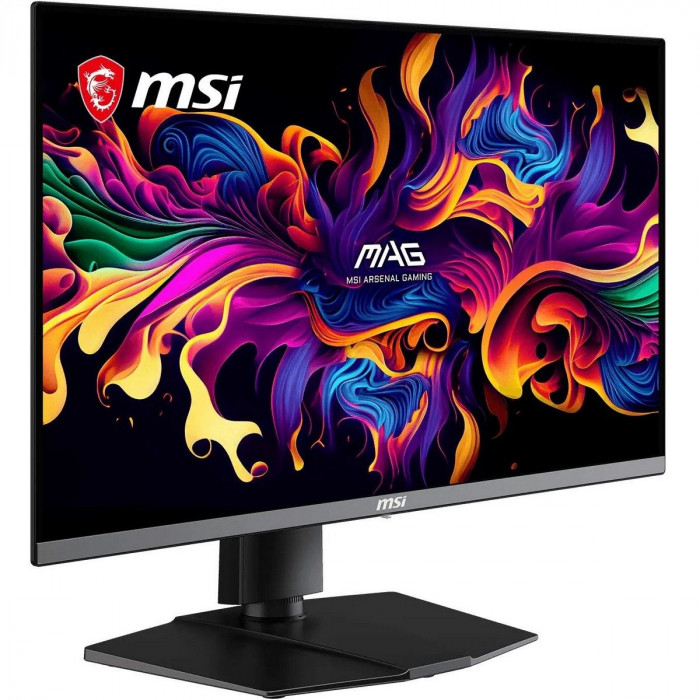 Монитор 26.5' MSI MAG 272UP QD-OLED E16   QD-OLED, 3840x2160, 165Hz, 0,03ms, 250сd/m, 1500000:1, HDR | 2xHDMI(2.1), DP(1.4a), Type-C(PD-15W) | HAS, Pivot, Swivel, InPSU, Vesa 100, Black