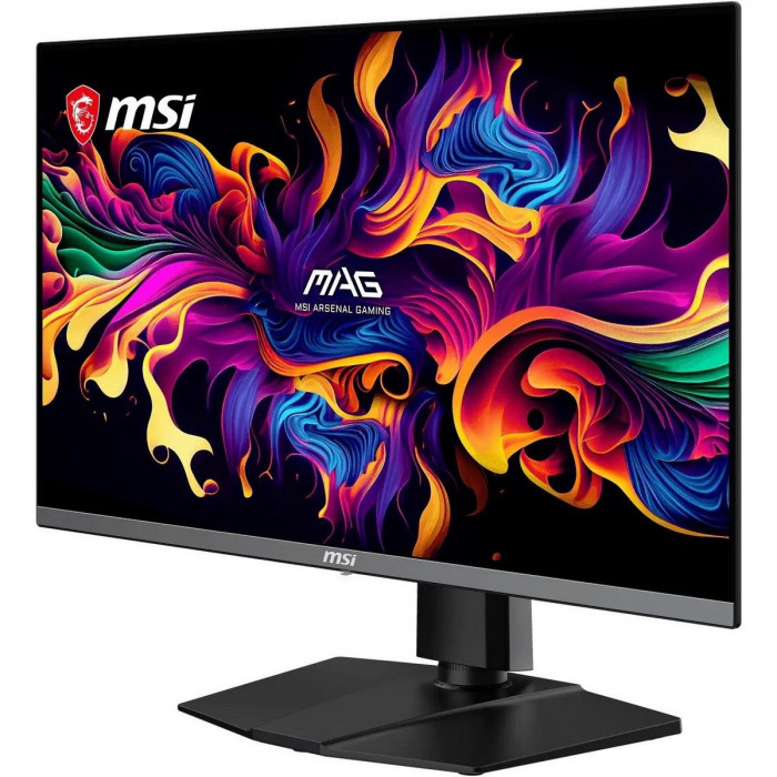 Монитор 26.5' MSI MAG 272UP QD-OLED E16   QD-OLED, 3840x2160, 165Hz, 0,03ms, 250сd/m, 1500000:1, HDR | 2xHDMI(2.1), DP(1.4a), Type-C(PD-15W) | HAS, Pivot, Swivel, InPSU, Vesa 100, Black