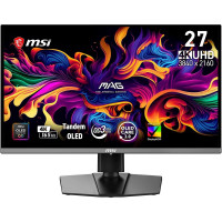 Монитор 26.5' MSI MAG 272UP QD-OLED E16   QD-OLED, 3840x2160, 165Hz, 0,03ms, 250сd/m, 1500000:1, HDR | 2xHDMI(2.1), DP(1.4a), Type-C(PD-15W) | HAS, Pivot, Swivel, InPSU, Vesa 100, Black