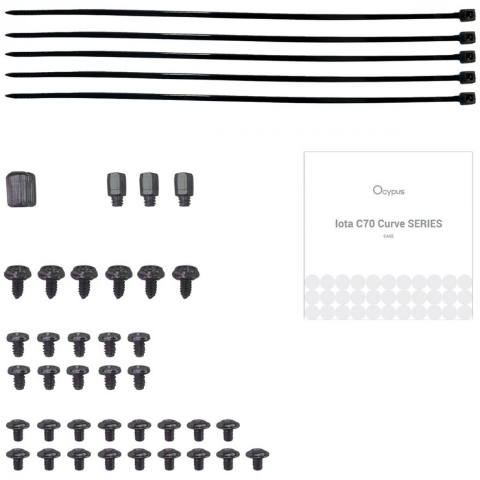 Корпус для ПК Ocypus Iota-C70-BKD400CD-GL Case Iota C70 BK Curve ARGB Digital ATX / win / black /