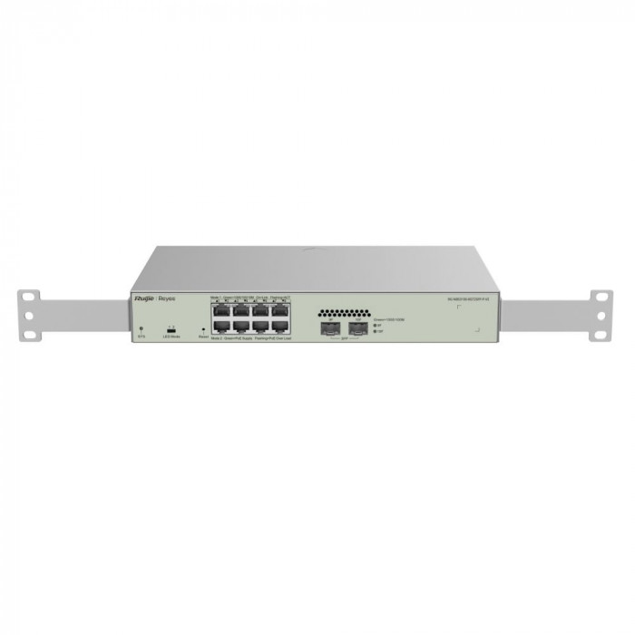 PoE Коммутатор, L2 управляемый Ruijie/Reyee RG-NBS3100-8GT2SFP-P-V2