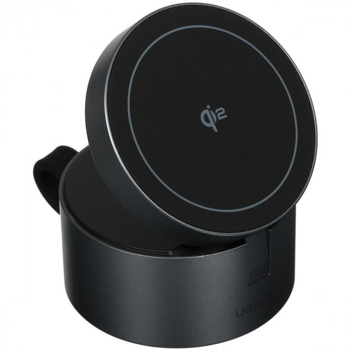 Беспроводное зарядное устройство UGREEN W712 (65148) 3-in-1 Magnetic Qi2 Wireless Charger 15W EU. Цвет: серый космос