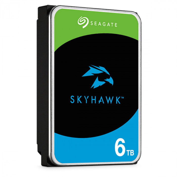 Жесткий диск Seagate 3.5' 6TB Seagate SkyHawk Surveillance HDD ST6000VX009  SATA 6Gb/s, 5400rpm, 256MB, 24x7, Bulk {20} (004619)