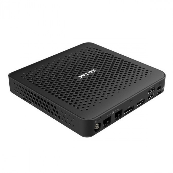 Мини ПК ZOTAC ZBOX MI668, Barebone,Intel i7-1360P, 2x DDR5-5200/4800 SODIMM, M.2 SSD SLOT, 2x GLAN, WIFI, BT, USBDRV, DP/HDMI, EU+UK PLUG