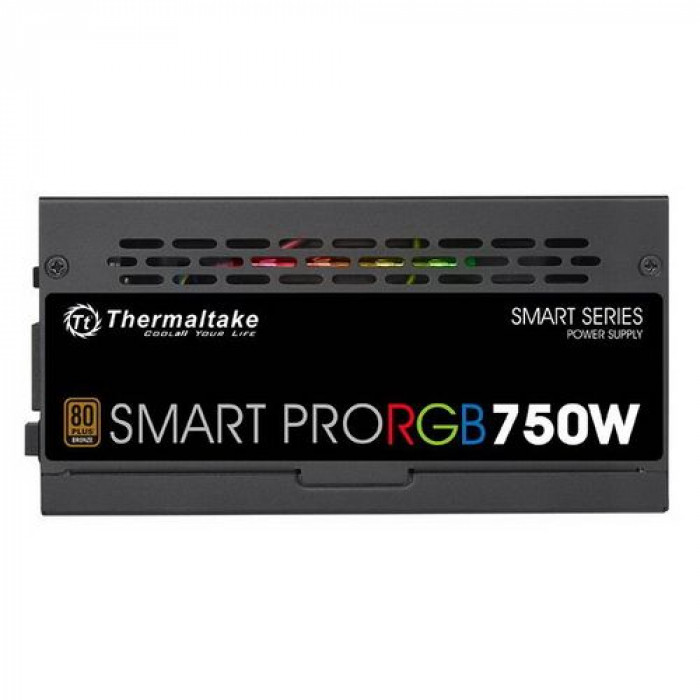 Блок питания Thermaltake Smart Pro RGB 750 SPR-750AH3FSB-R (PS-SPR-0750FPCBEU-R) 750W, 80 Plus Bronze, полностью модульный