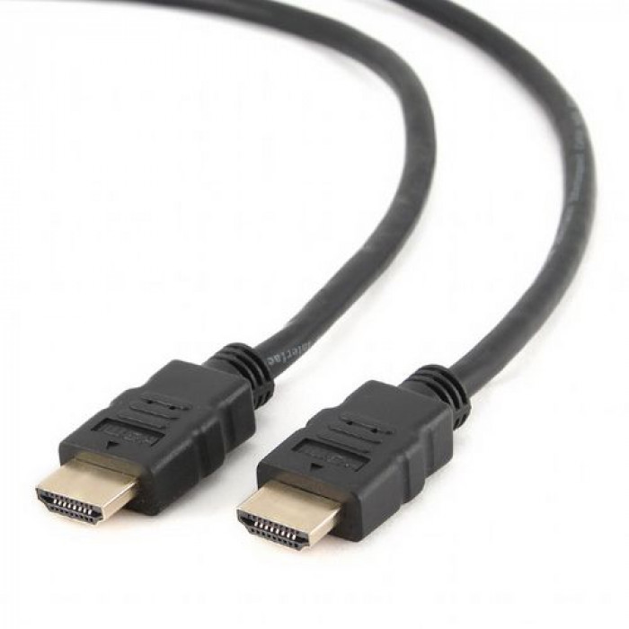 Кабель HDMI Cablexpert CC-HDMI4-10M, 10м, v2.0, 19M/19M, черный, позол.разъемы, экран, пакет (065856)