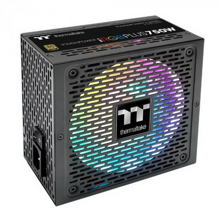 Блок питания Thermaltake Toughpower iRGB Plus 750 Gold TPI-750DH3FCG 750W, 80 Plus Gold, полностью модульный