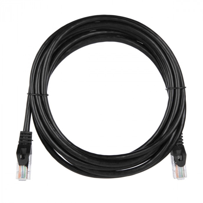 Патч-корд  |ACD-LPU5C-30B| Cat5e UTP 24AWG 4Pair, 7/0.18мм CU Черный, 3.0м, (741791)