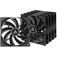 Вентилятор корпусной ARCTIC Cooling F12 Value pack Black (5pc)  (ACFAN00248A) (703291) {12}