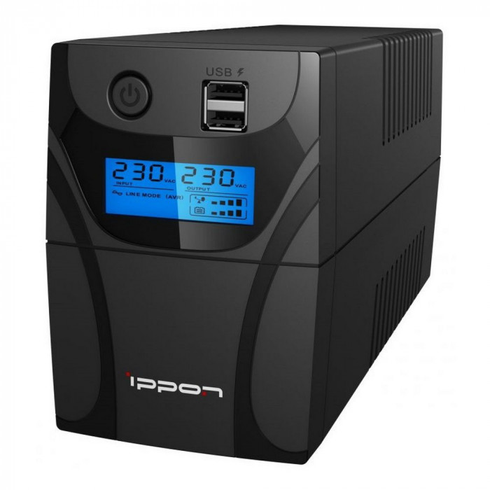 Источник бесперебойного питания Ippon Back Power Pro II 600 Line-interactive 360W/600VA (805014)