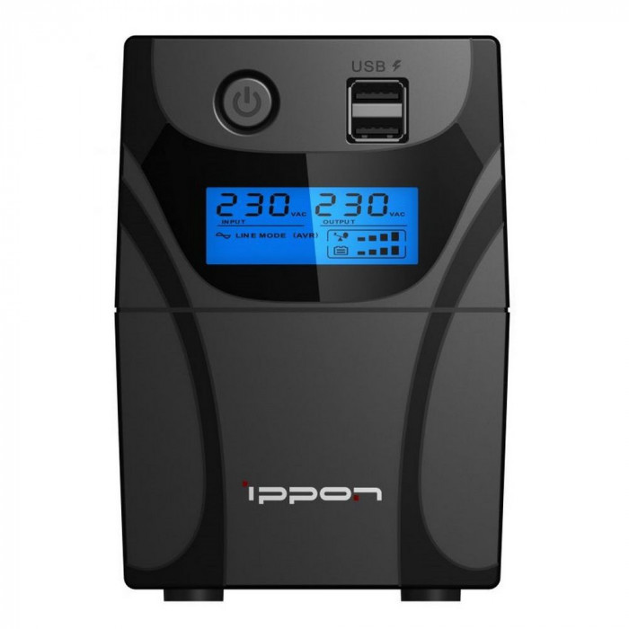 Источник бесперебойного питания Ippon Back Power Pro II 600 Line-interactive 360W/600VA (805014)