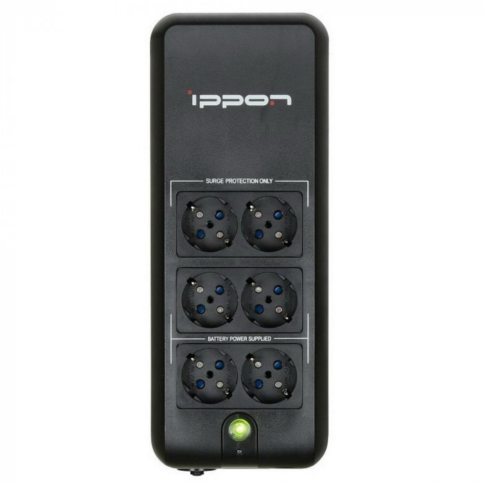 Источник бесперебойного питания Ippon Back Verso 600 Standby 300W/600VA 751617 {6}  (700011)