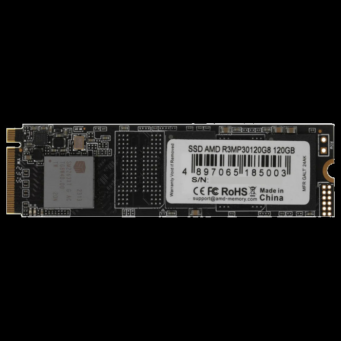 Твердотельный накопитель SSD AMD Radeon R3 Series  M2.2280 120GB