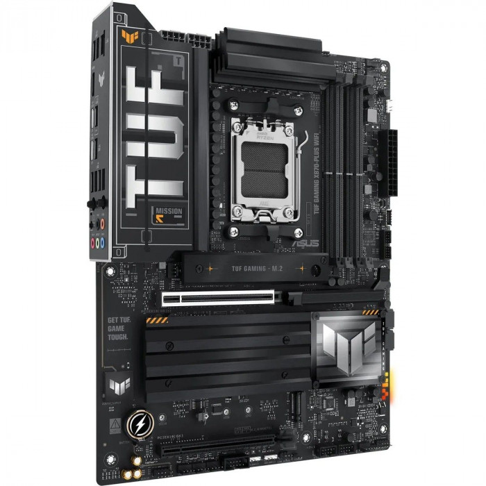 Материнская плата ASUS TUF GAMING X870-PLUS WIFI AM5 ATX 4xDDR5 2xPCIEx16 4xM.2 2xUSB-C HDMI 2.5GLAN Wi-Fi 7