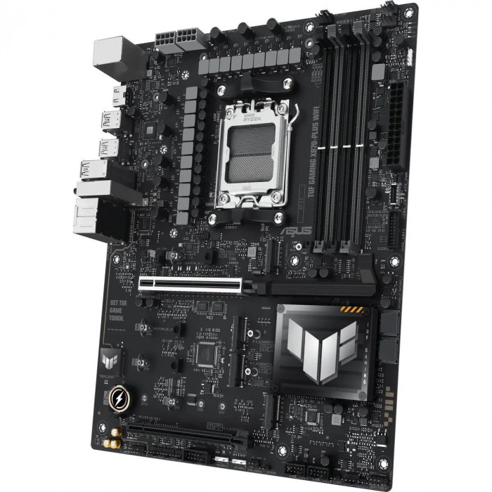 Материнская плата ASUS TUF GAMING X870-PLUS WIFI AM5 ATX 4xDDR5 2xPCIEx16 4xM.2 2xUSB-C HDMI 2.5GLAN Wi-Fi 7
