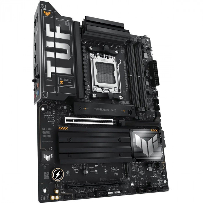 Материнская плата ASUS TUF GAMING X870-PLUS WIFI AM5 ATX 4xDDR5 2xPCIEx16 4xM.2 2xUSB-C HDMI 2.5GLAN Wi-Fi 7