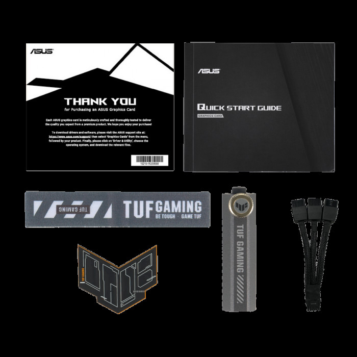 Видеокарта ASUS RTX5080 TUF GAMING OC 16GB GDDR7 256bit 3xDP 3xHDMI 3FAN RTL [TUF-RTX5080-O16G-GAMING]