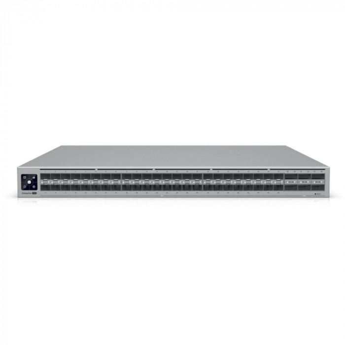 Ubiquiti UniFi Switch Enterprise Campus Aggregation Коммутатор в стойку, 48х 25G SFP28, 6х 100G QSFP28