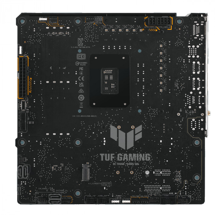 Материнская плата ASUS TUF GAMING B760M-BTF WIFI LGA1700 mATX 4xDDR5 2хPCIEx16 PCIEx1 2xM.2 3xUSB-C DP HDMI 2.5GLAN WIFI 6