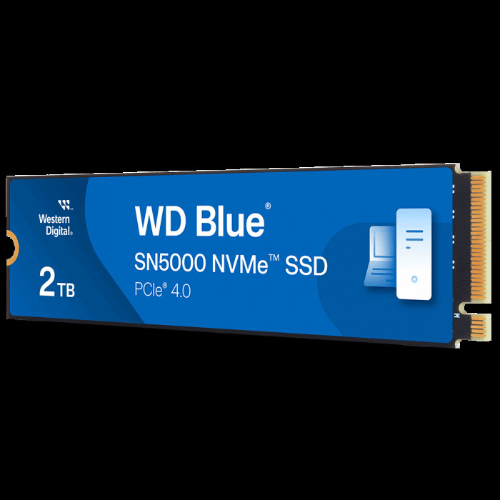 Твердотельный накопитель SSD Western Digital M.2 2280 2TB Blue WDS200T4B0E PCIe Gen4 x4, NVMe