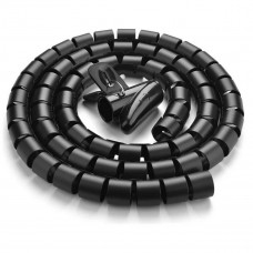 Трубка защитная для проводов UGREEN LP121 (30819) Protection Tube. Диаметр: 25 мм. Длина:3 м. Цвет: черный