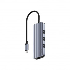 Концентратор CUDY  UH606  6-IN-1 USB-C Hub with GbE & 4K@60Hz HDMI