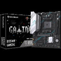 Материнская плата Maxsun MS-B550M GAMING WIFI B550, AM4, 2*DDR4, 1*PCIEx16, 1*PCIEx4, 1*PCIEx1, 2*M.2, 4*USB3.2Gen1, 6*USB2.0, 2*SATA3.0, 1G, DP, HDMI, M-ATX, RTL