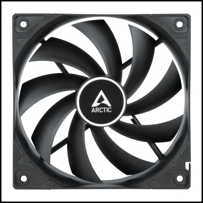 Вентилятор корпусной ARCTIC F12 PWM Black упаковка 5 шт - retail (ACFAN00145A)