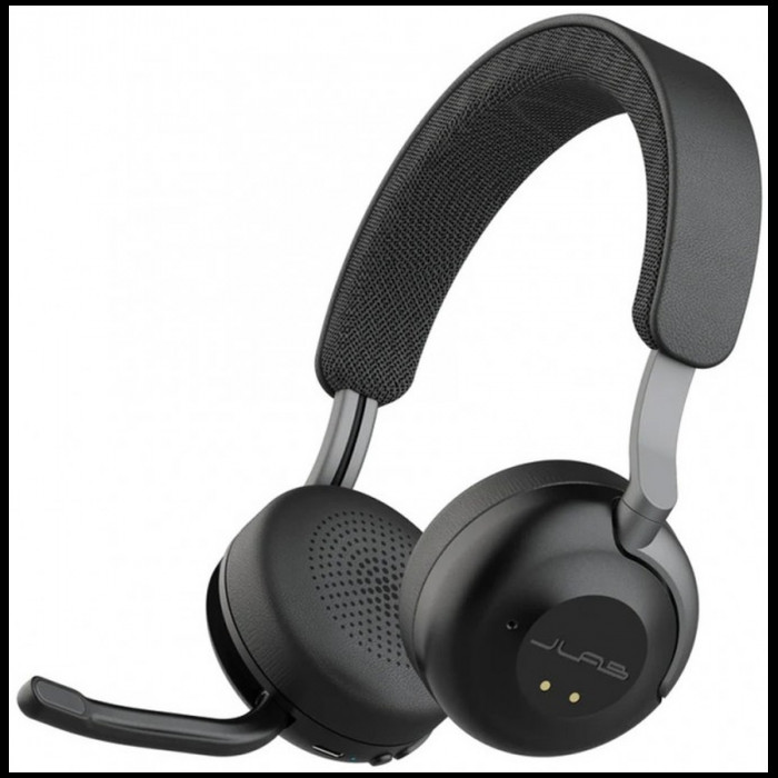 Беспроводная гарнитура Jlab Epic Work ANCWireless Duo with Stand,Link USB- C (PN:HBEPICWORKRBLK63)