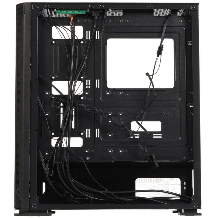 Корпус SOEYI «AX1-B10 SOEYI ATX case with black coating front panel with flat small mesh, without»