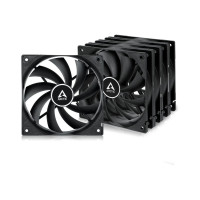Вентилятор корпусной ARCTIC F12 PWM Black упаковка 5 шт - retail (ACFAN00145A)