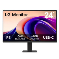 Монитор 23.8' LG 24U631A-B Black (IPS, 2560x1440, HDMI+Type C, 5 ms, 178°/178°, 250 cd/m, 1000:1, 100Hz)