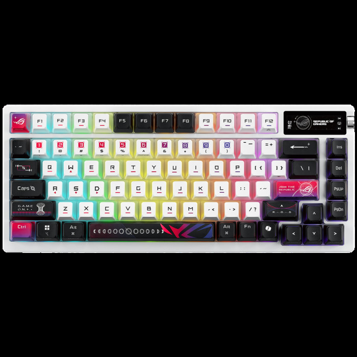 Клавиатура ASUS M704 ROG AZOTH X ROG NX Snow PBT 75% USB 2.4GHz BT
