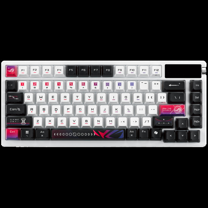 Клавиатура ASUS M704 ROG AZOTH X ROG NX Snow PBT 75% USB 2.4GHz BT