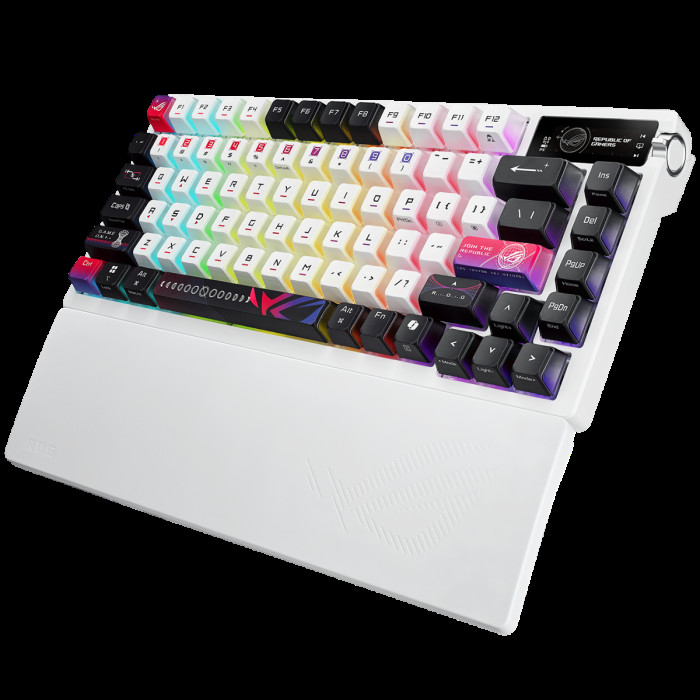 Клавиатура ASUS M704 ROG AZOTH X ROG NX Snow PBT 75% USB 2.4GHz BT