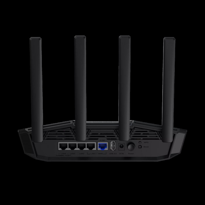 Маршрутизатор ASUS TUF-BE3600 V2 WiFi 7 2.5G 4x1G USB 2882+2402+688Mbps 5GHz/2.4GHz