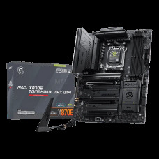Материнская плата MSI MAG X870E TOMAHAWK MAX WIFI X870E, AM5, 4*DDR5, 3*PCIEx16, 4*M.2, 2*TypeC, 2*USB3.2Gen2, 7*USB3.2Gen1, 8*USB2.0, 4*SATA3.0, 5G, 2*Type-C(DP), HDMI, ATX, RTL