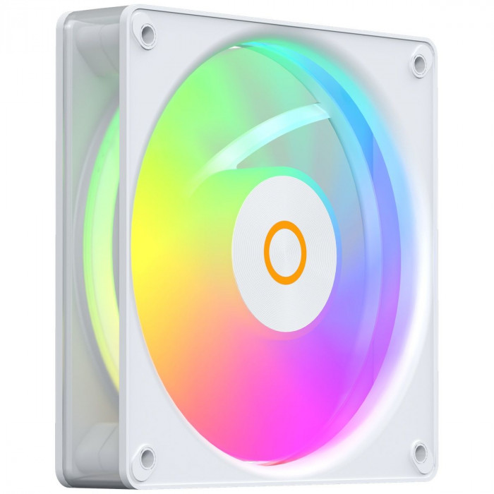 Корпус для ПК Ocypus Iota-C70-WHD400CD-GL Case Iota C70 WH Curve ARGB Digital ATX / win / white / 6 ARGB fans / / no PSU / Tempered Glass
