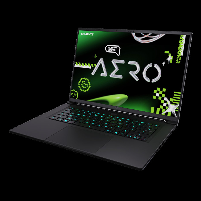 Ноутбук Gigabyte AERO X16 4WH AMD Ryzen 9 AI 465/16Gb (1*16 D5)/SSD1Tb/RTX5070 8Gb (85W)/16'/IPS/WQXGA/2560x1600/165Hz/NoOS/RJ-45/White/1.9kg