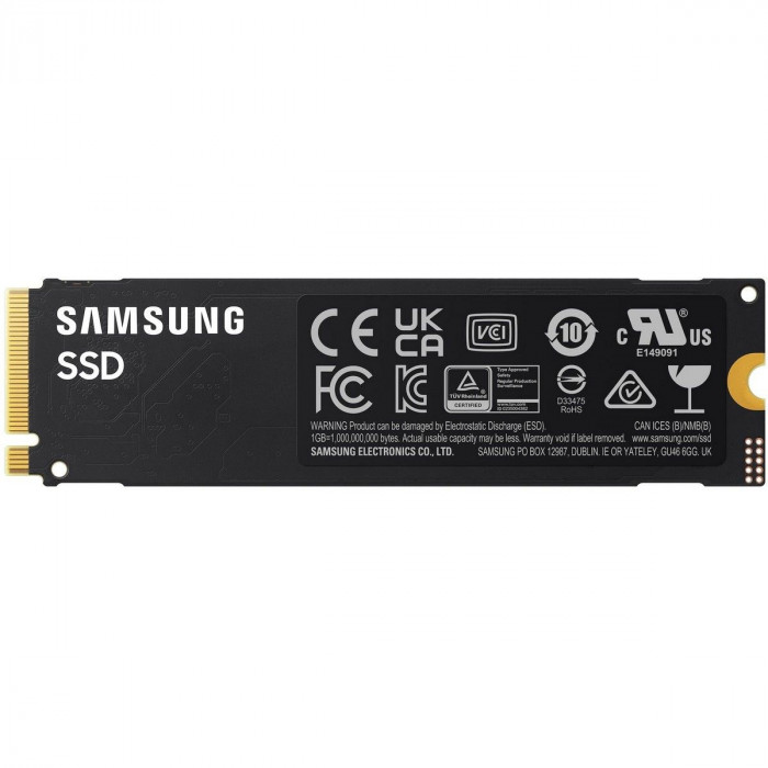 Твердотельный накопитель SSD M.2 2280 2TB Samsung 990 EVO NVMe 2.0, PCIe 4.0 x4,  TLC 3D NAND, 7250R/6450W MB/s