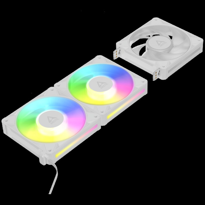 Вентилятор корпусной ARCTIC BioniX P12 A-RGB (White) - 3 Pack (ACFAN00338A)