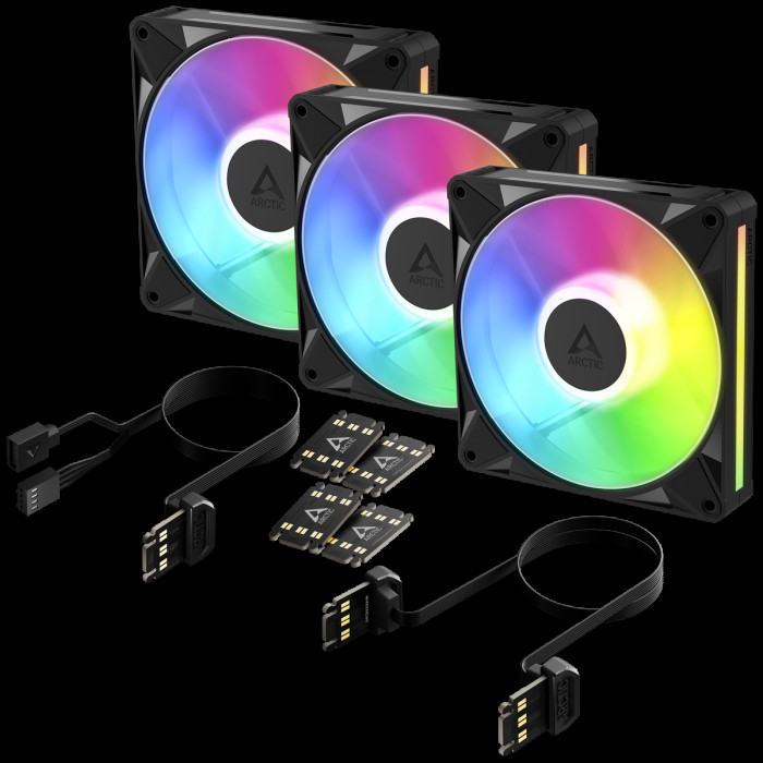 Вентилятор корпусной ARCTIC BioniX P14 A-RGB - 3 Pack (ACFAN00341A)