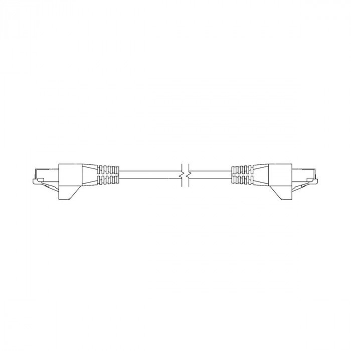 Кабельная сборка Hyperline Hyperline PC-LPM-STP-RJ45-RJ45-C6a-3M-LSZH-GY Патч-корд U/FTP, экранированный, Cat.6a