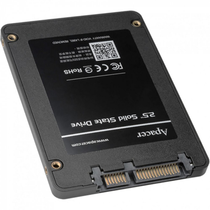 Твердотельный накопитель SSD Apacer AS340 Panther AP480GAS340G-1 480GB 2.5' Client SATA 6Gb/s, 550/450, MTBF 1.5M, TLC, 280TBW, RTL {100} (916259)