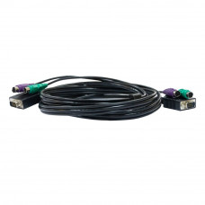 Кабель D-Link DKVM-CB/A4A Кабель KVM длиной 1,8 м с разъемами VGA и PS/2 для DKVM-4K/А