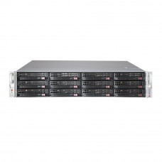 Корпус SuperMicro CSE-826BE1C4-R1K23LPB 2U, Black 8xHotSwap 3.5' SAS/SATA, 4xHotSwap 3.5' SAS/SATA/NVME ATX 1200W HS 2U RM