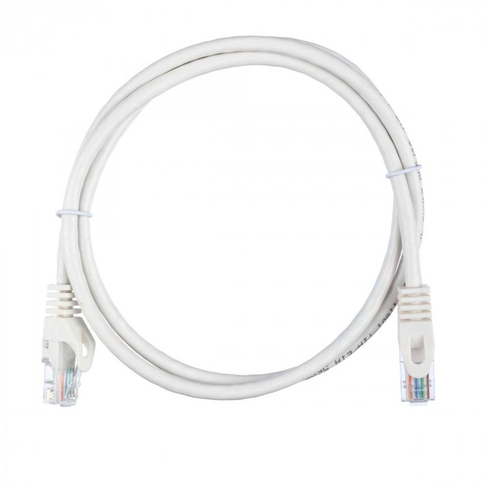 Патч-корд ACD-LPU5C-10W  Cat5e UTP 24AWG 4Pair, 7/0.18мм CU Белый, 1.0м, (741746)