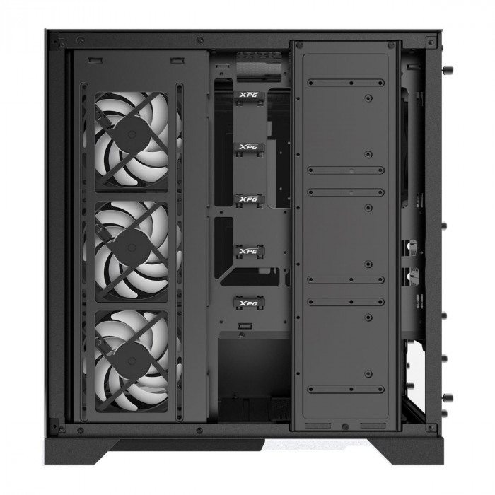 Корпус XPG INVADER X BLACK (INVADERXMTWOF-BKCWW) Mid-Tower, Micro-ATX, Mini-ITX, Standard-ATX, USB 3.2 Gen2 Type-A, USB 3.2 Gen2 Type-C