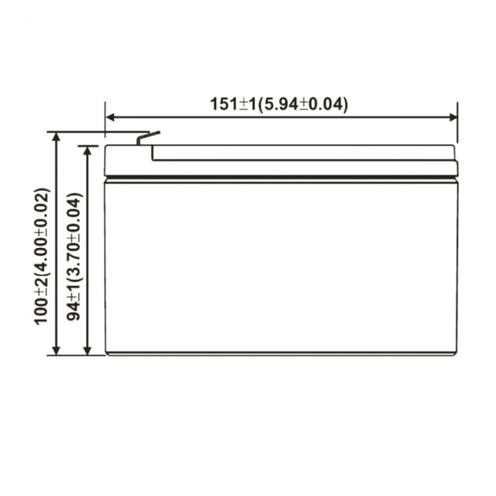 Аккумулятор HRL1234W F2 WBR