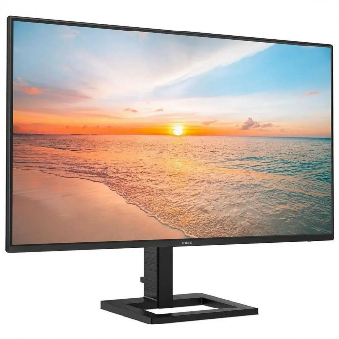 Монитор 27' PHILIPS 27E1N1600AE  IPS, 2560x1440, 100Hz, 4ms, 350сd/m, 1500:1 | HDMI(2.0), Type-C(PD-65W), 2xUSB 3.2 | HAS, InPSU, Speakers, Vesa 100, Black